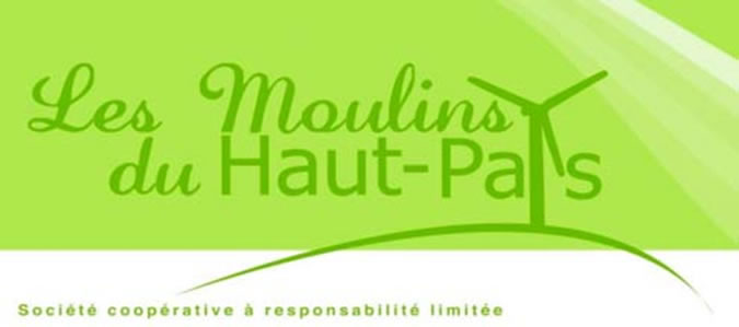 Logo les moulins du haut pays, société coopérative à responsabilité limitée, située à Dour/Quiévrain